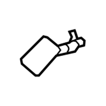 GM 23445901 Upper Center Pillar Trim Hole Cover, Passenger Side 23445901 GM Upper Center Pillar Trim Hole Cover, Passenger Side Illustration 1 of 1