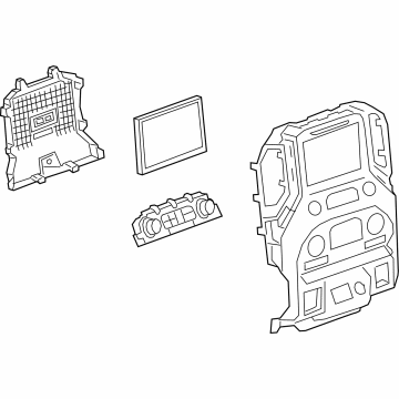 GM 84746880 Radio Control 84746880 GM Radio Control Illustration 1 of 1