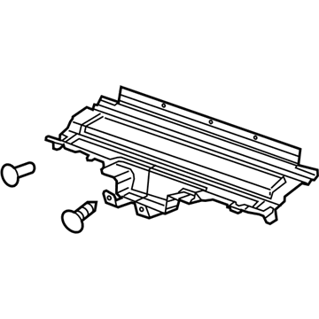 GM 23222310 Upper Baffle 23222310 GM Upper Baffle Illustration 1 of 1