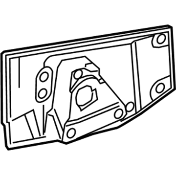 95260967 GM Mirror Assembly Gasket Illustration 1 of 1