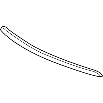 GM 10365423 Molding Strip, Rubber 10365423 GM Molding Strip, Rubber Illustration 1 of 1