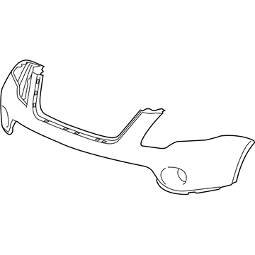 GM 15890878 Bumper Cover 15890878 GM Bumper Cover Illustration 1 of 1