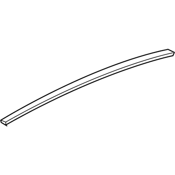 GM 25843692 Weatherstrip, Rear 25843692 GM Weatherstrip, Rear Illustration 1 of 1