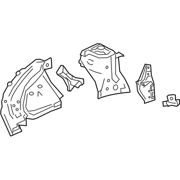 84731993 GM Apron Assembly, Front Driver Side Illustration 1 of 1