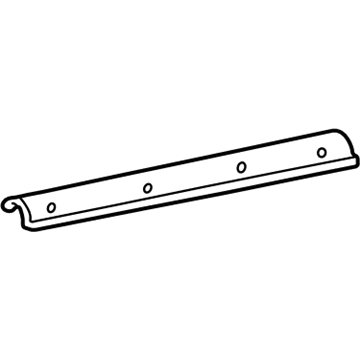 GM 12368114 Weatherstrip, Passenger Side 12368114 GM Weatherstrip, Passenger Side Illustration 1 of 1