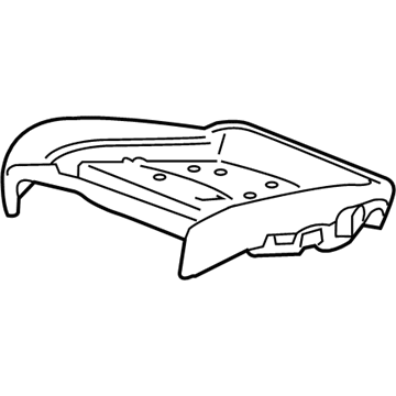 GM 84256707 Seat Cushion Pad 84256707 GM Seat Cushion Pad Illustration 1 of 1
