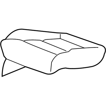 GM 84386076 Cushion Cover, Black 84386076 GM Cushion Cover, Black Illustration 1 of 1