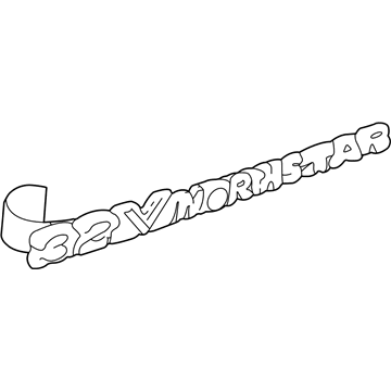 Cadillac 1635338 Nameplate
