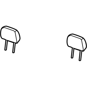 Saturn 25872776 Headrest