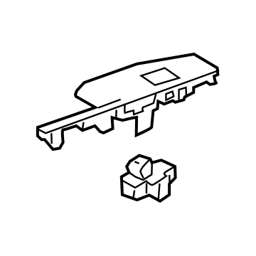 GM 87849934 Switch Panel, Driver Side 87849934 GM Switch Panel, Driver Side Illustration 1 of 1