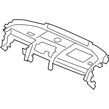 GM 92161877 Instrument Panel 92161877 GM Instrument Panel Illustration 1 of 1