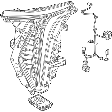 Cadillac ESCALADE IQ Headlight - 85726305