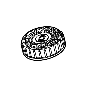 GM 95459861 Reservoir Cap 95459861 GM Reservoir Cap Illustration 1 of 1