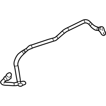 GM 10313732 Evaporator Hose 10313732 GM Evaporator Hose Illustration 1 of 1
