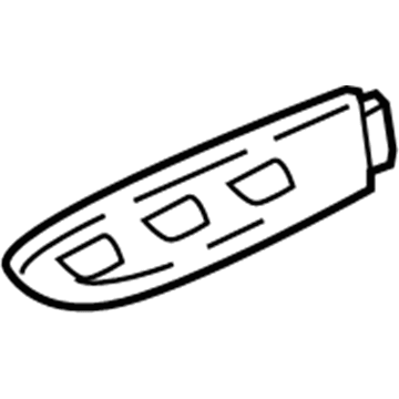 22978989 GM Ornament, Front Driver Side Illustration 1 of 1