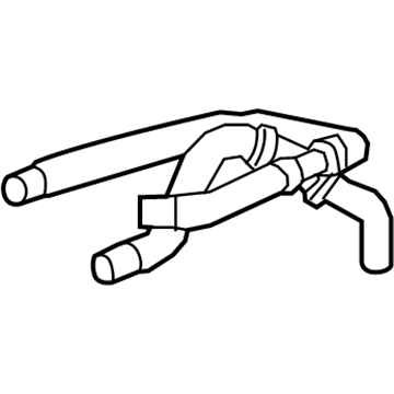 GM 84139582 Reservoir Hose 84139582 GM Reservoir Hose Illustration 1 of 1