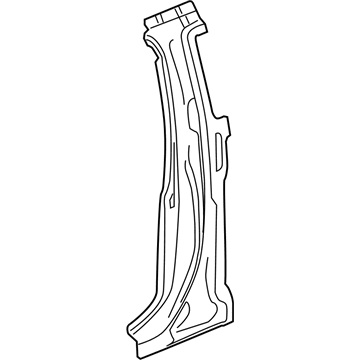 Saturn 13189422 Lock Pillar Reinforcement