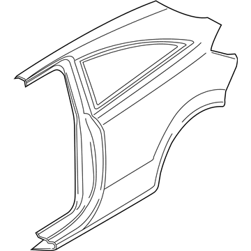 Saturn 13187769 Outer Quarter Panel