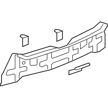 GM 19121017 Rear Body Reinforcement 19121017 GM Rear Body Reinforcement Illustration 1 of 1