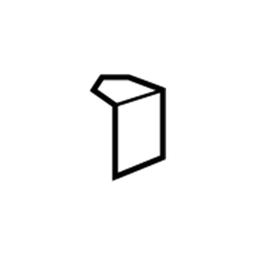 GM 96659672 Rear Body Reinforcement Bracket 96659672 GM Rear Body Reinforcement Bracket Illustration 1 of 1