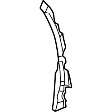10425798 GM Outer Pillar, Rear Passenger Side Illustration 1 of 1