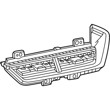 GM 42865543 Outlet, Air Distributor 42865543 GM Outlet, Air Distributor Illustration 1 of 1
