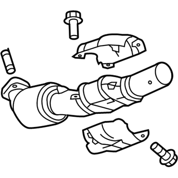 Chevy 84338054 Converter & Pipe