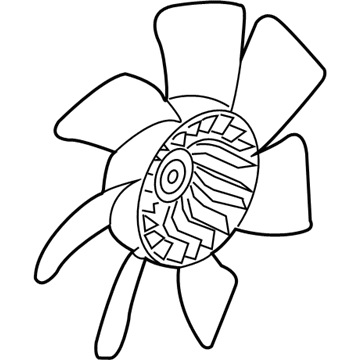 Chevy 21999768 Cooling Fan