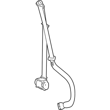 Chevy 19260327 Belt & Retractor