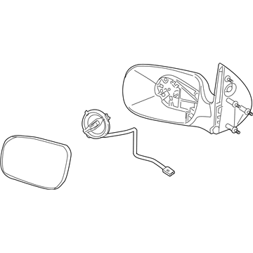 Chevy 15935752 Mirror Assembly