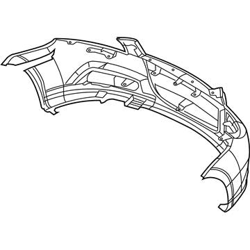 Chevy Aveo5 Bumper Cover - 96808139