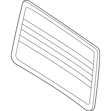 GM 22729677 Back Glass, Rear 22729677 GM Back Glass, Rear Illustration 1 of 1