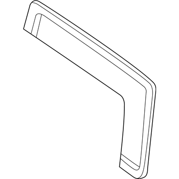 GM 22652715 Reveal Molding, Rear 22652715 GM Reveal Molding, Rear Illustration 1 of 1