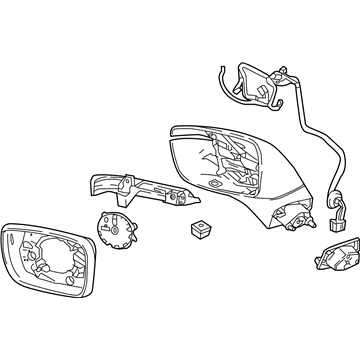 Buick Enclave Car Mirror - 84860605