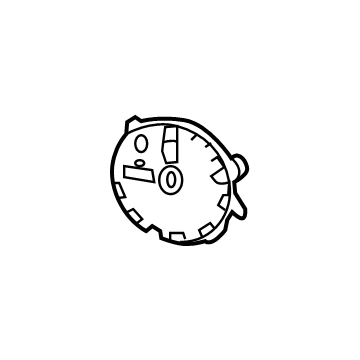 GM 22936929 Mirror Motor 22936929 GM Mirror Motor Illustration 1 of 1