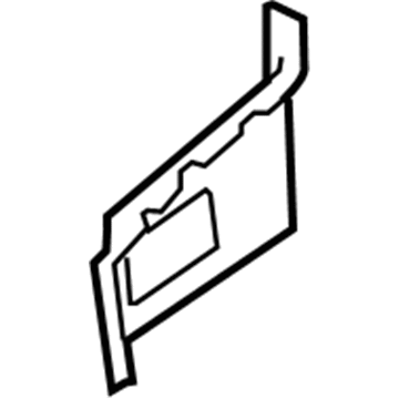 GM 25826772 Filler Panel, Rear Outer Passenger Side 25826772 GM Filler Panel, Rear Outer Passenger Side Illustration 1 of 1