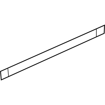 GM 22763944 Side Molding, Black Grained, Rear Passenger Side 22763944 GM Side Molding, Black Grained, Rear Passenger Side Illustration 1 of 1