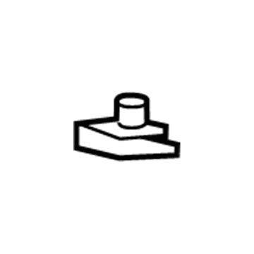 Chevy 11513599 Lower Deflector Nut