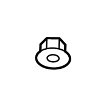 Chevy 11546366 Trailer Hitch Nut