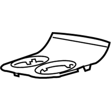 GM 20881428 Trim Bezel 20881428 GM Trim Bezel Illustration 1 of 1