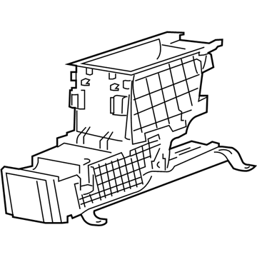 GM 20958947 Console Assembly, Rear 20958947 GM Console Assembly, Rear Illustration 1 of 1