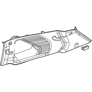 Cadillac 85038316 Lock Pillar Trim