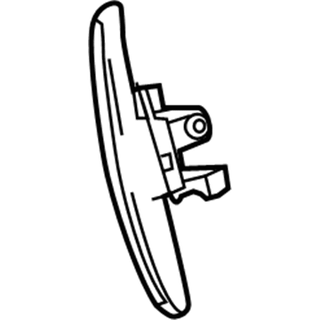GM 23133990 Paddle Switch, Passenger Side 23133990 GM Paddle Switch, Passenger Side Illustration 1 of 1