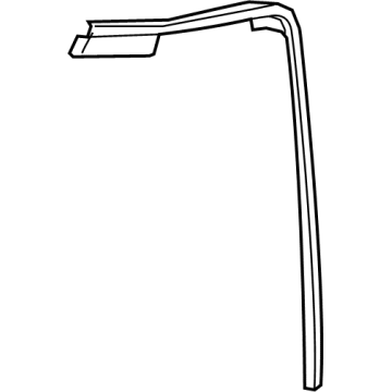 GM 23378951 Lamp Bezel Seal Strip, Driver Side 23378951 GM Lamp Bezel Seal Strip, Driver Side Illustration 1 of 1