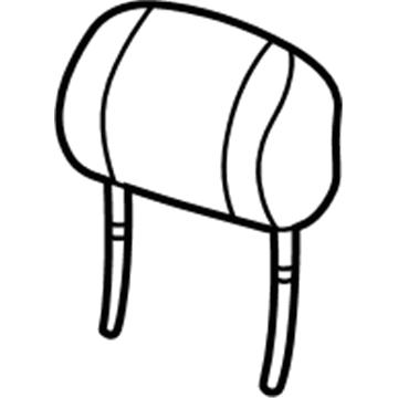 Saturn 22679012 Headrest