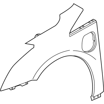 Cadillac ELR Fender - 23476081