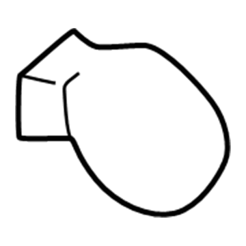 GM 15630141 Fuel Door, Driver Side 15630141 GM Fuel Door, Driver Side Illustration 1 of 1