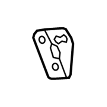 GM 20800139 Lift Cylinder Upper Bracket, Driver Side 20800139 GM Lift Cylinder Upper Bracket, Driver Side Illustration 1 of 1
