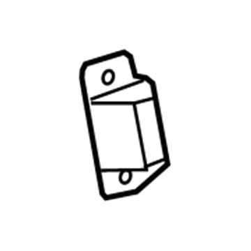 GM 20817874 Wedge, Rear 20817874 GM Wedge, Rear Illustration 1 of 1