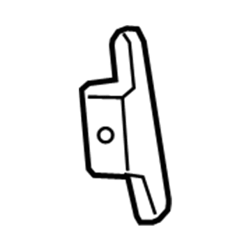 GM 20817873 Wedge, Rear 20817873 GM Wedge, Rear Illustration 1 of 1